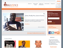 Tablet Screenshot of egjustice.org